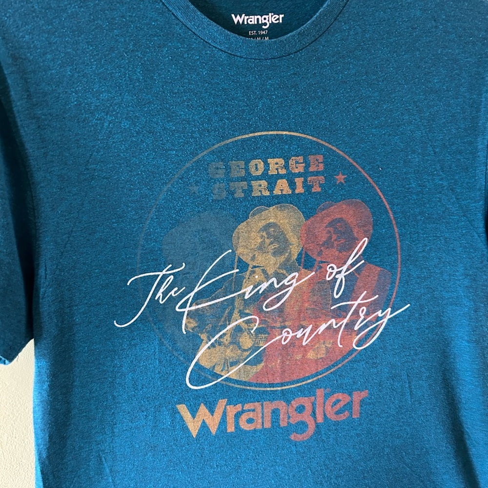 Wrangler Men's Blue Graphic T-Shirt